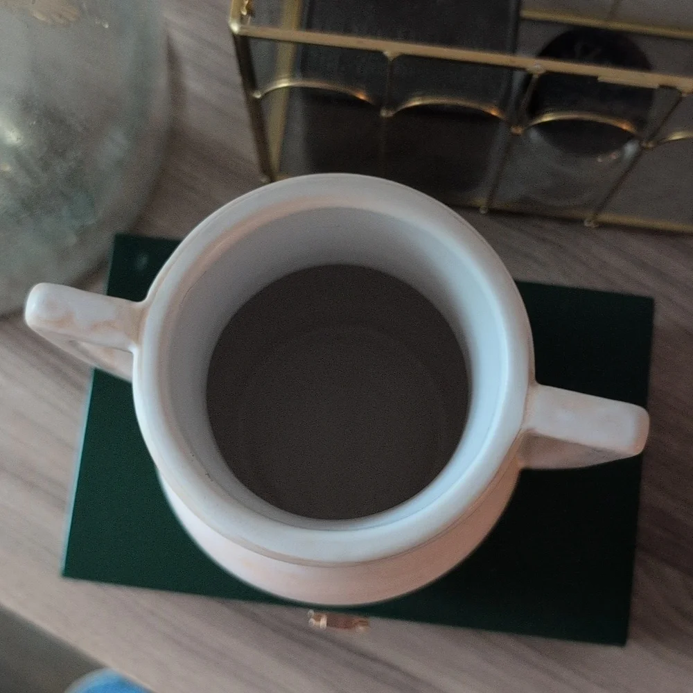 Threshold Cream Ceramic Vase With Handles - Picture 3 of 3